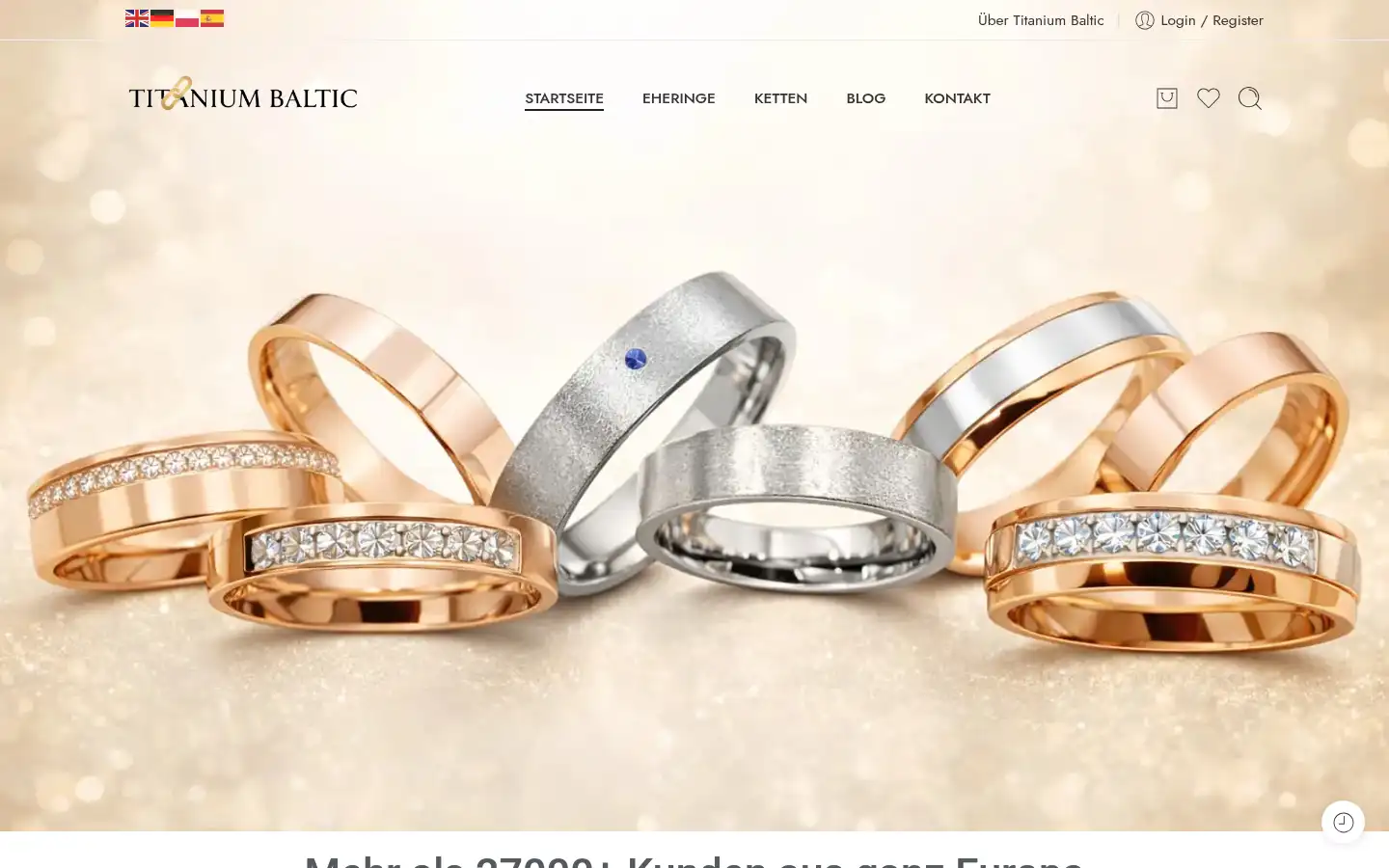 Screenshot of titaniumbaltic.de
