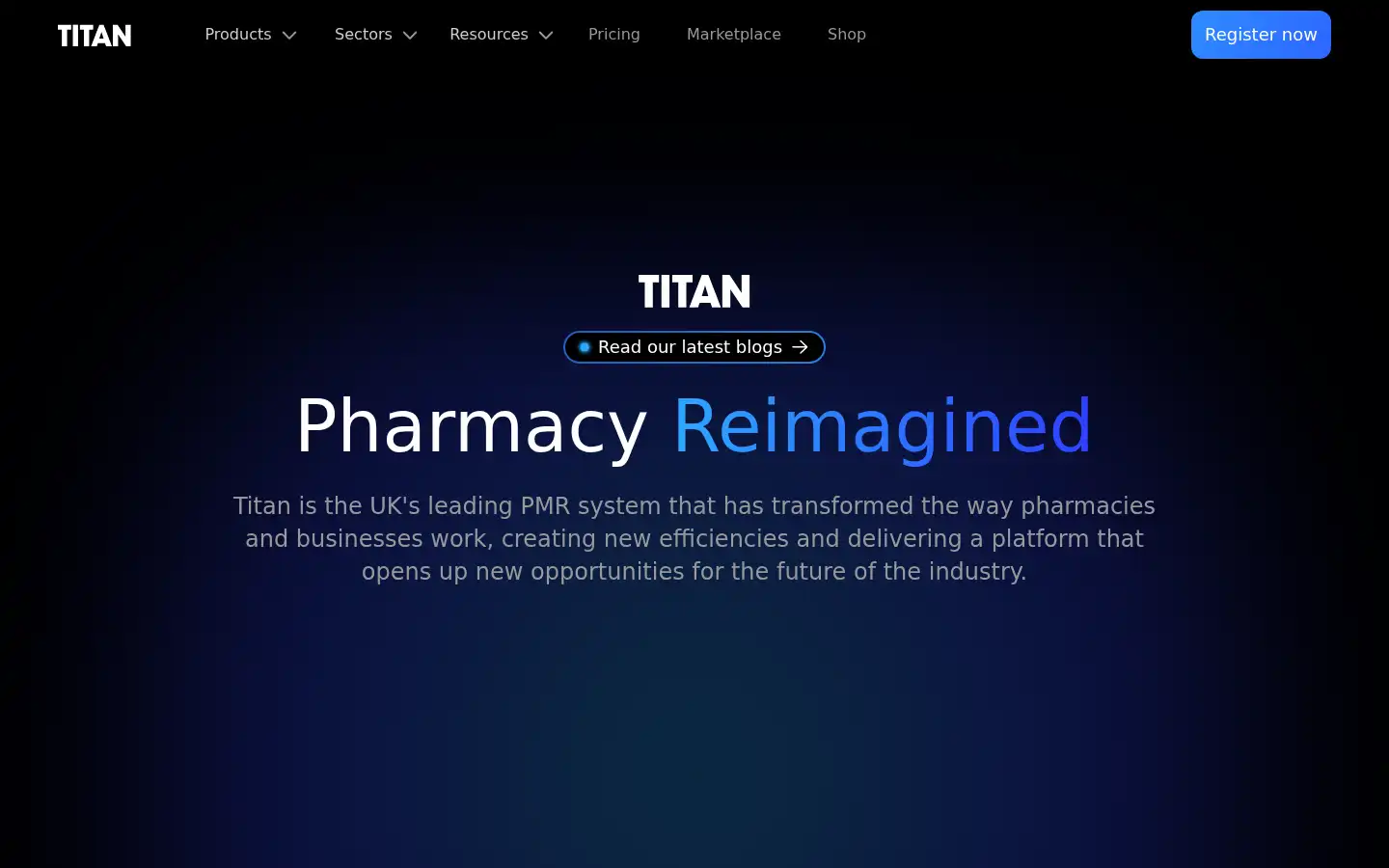 Screenshot of titanpmr.com
