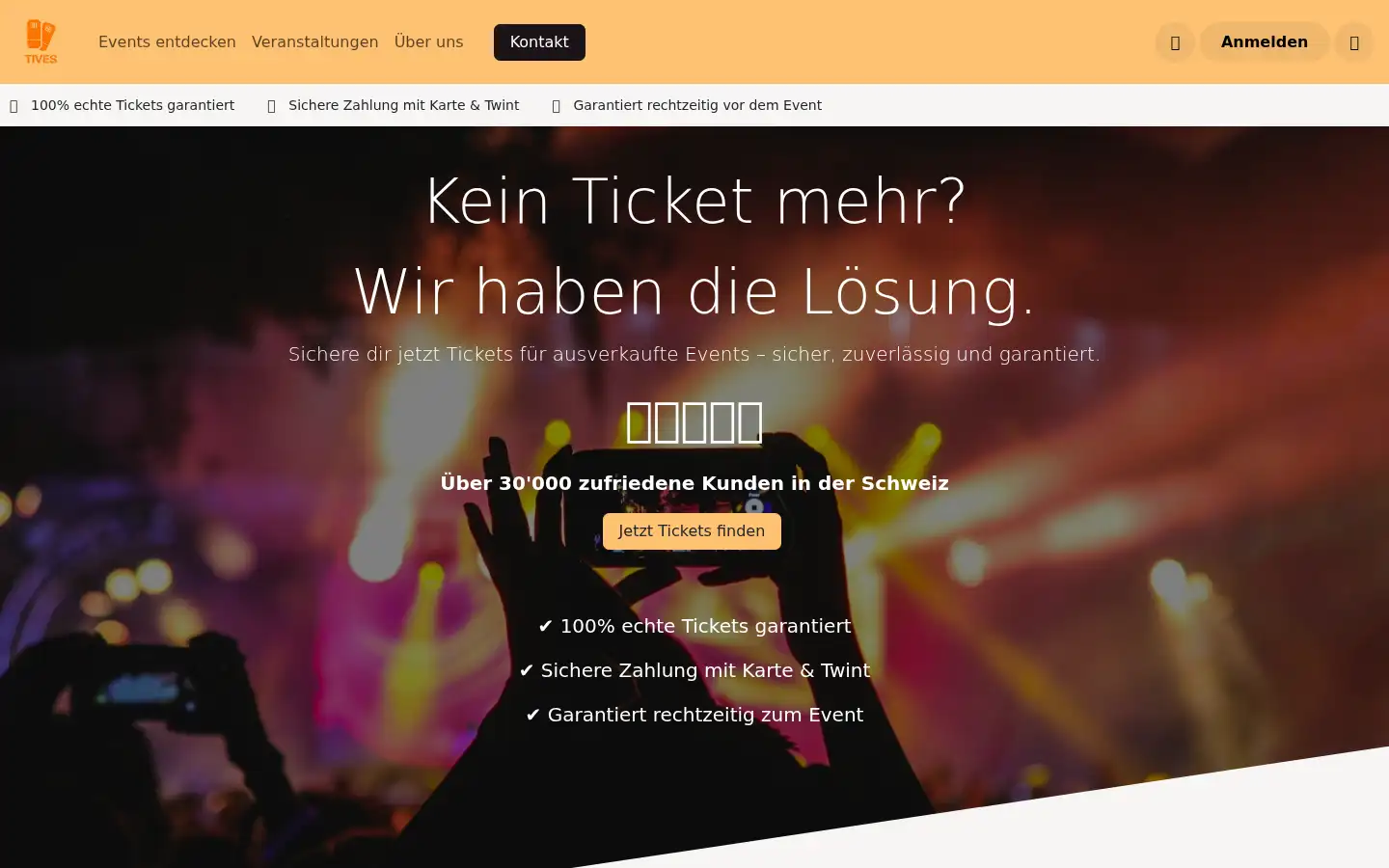 Screenshot of tives.ch