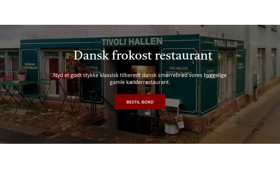 Screenshot of tivolihallen.dk