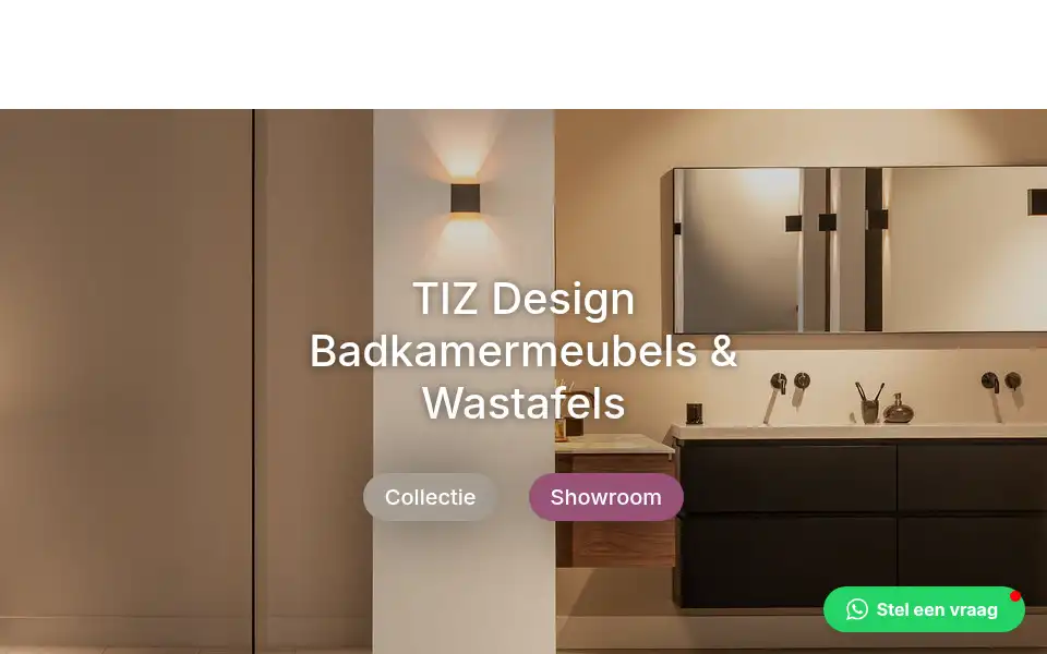 Screenshot of tizdesign.nl