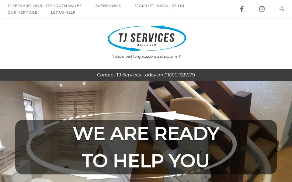 Screenshot of tjservicesmobility.co.uk