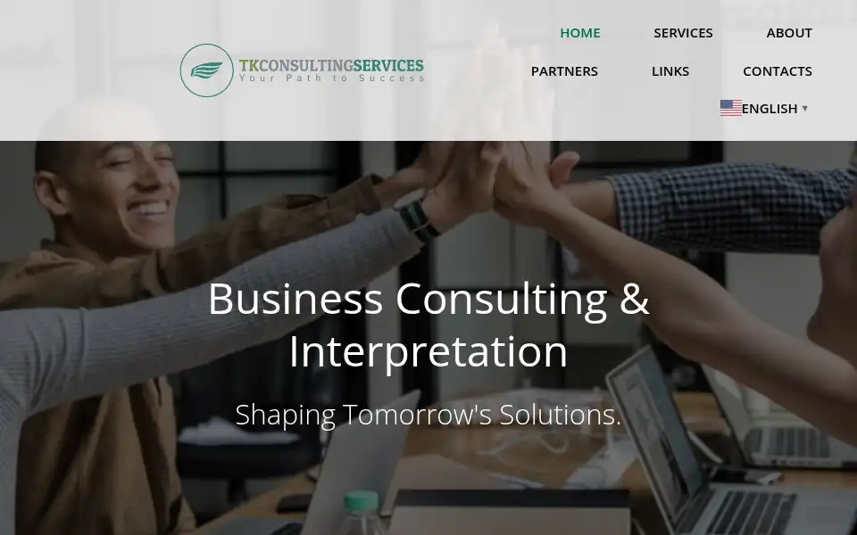 Screenshot of tkconsultingservices.com