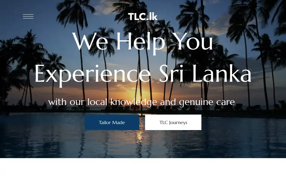 Screenshot of tlc.lk