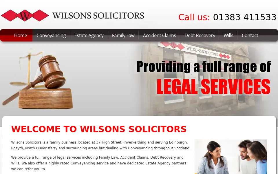 Screenshot of tlwilson.co.uk