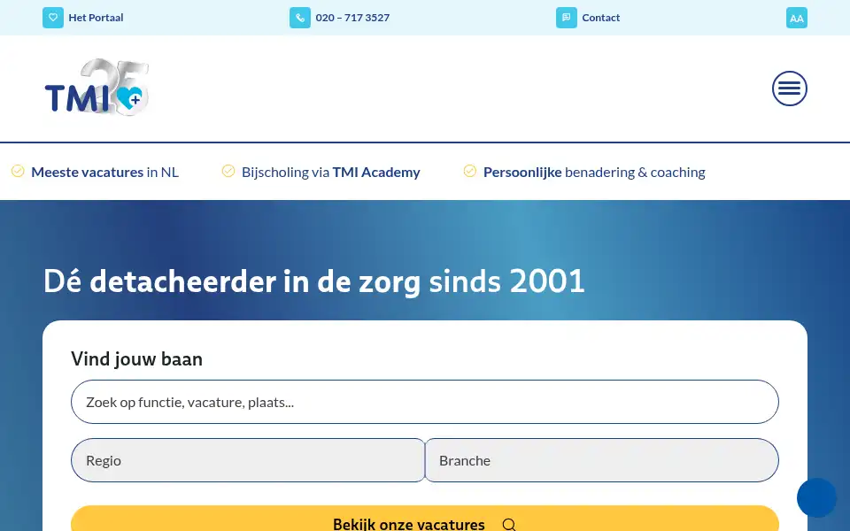 Screenshot of tmi.nl