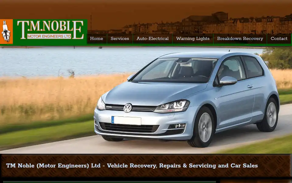 Screenshot of tmnoblemotors.co.uk