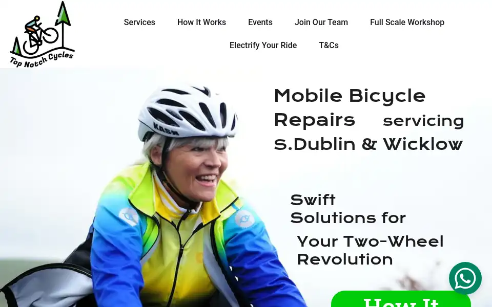 Screenshot of tncycles.ie