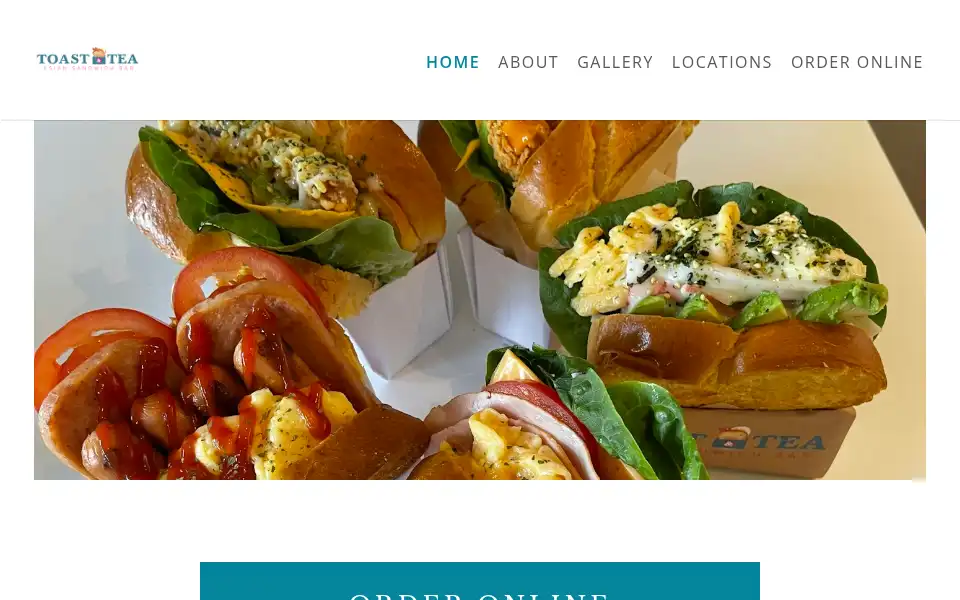 Screenshot of toasttea.co.uk