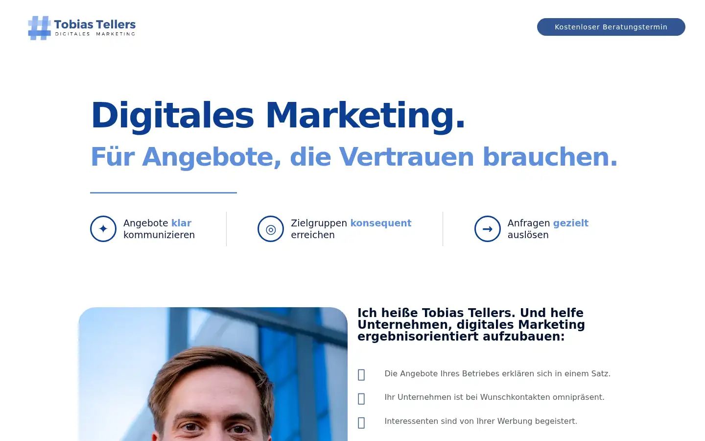 Screenshot of tobiastellers.de
