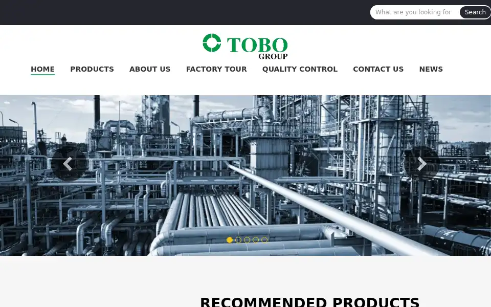 Screenshot of tobo-group.com