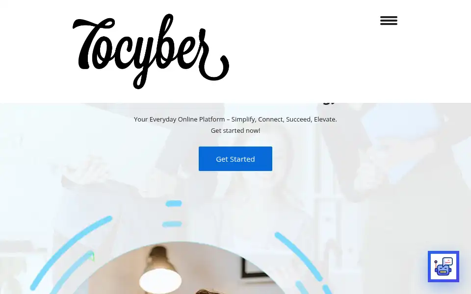 Screenshot of tocyber.co.uk