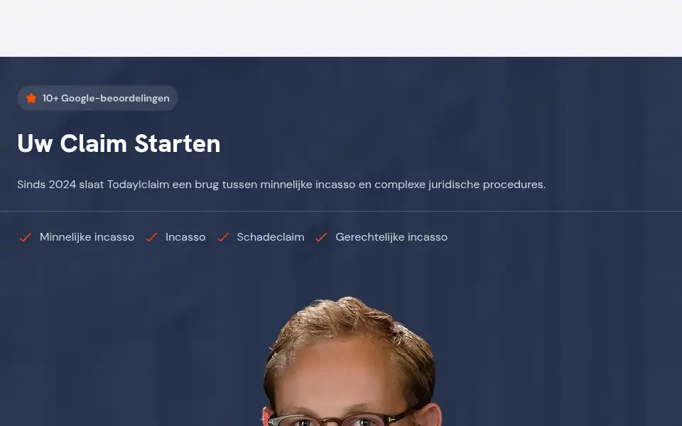 Screenshot of todayiclaim.com