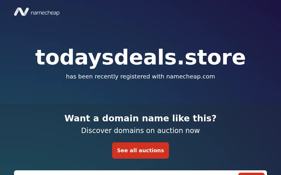 Screenshot of todaysdeals.store