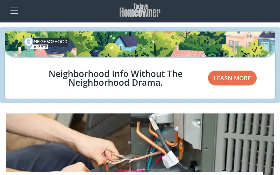 Screenshot of todayshomeowner.com