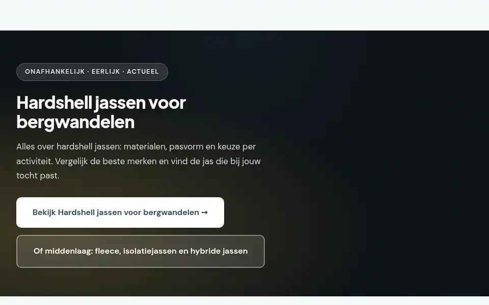 Screenshot of toearegoutdoor.nl