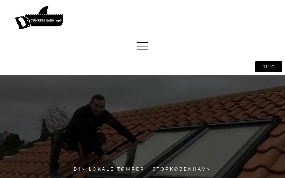 Screenshot of toemrershark.dk