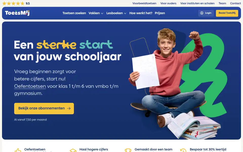 Screenshot of toets-mij.nl