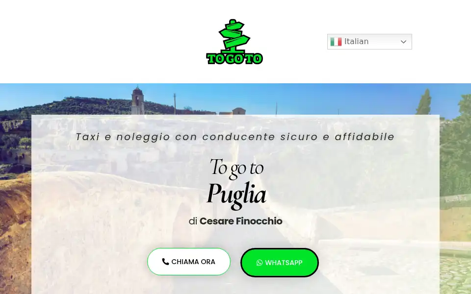 Screenshot of togotopuglia.it
