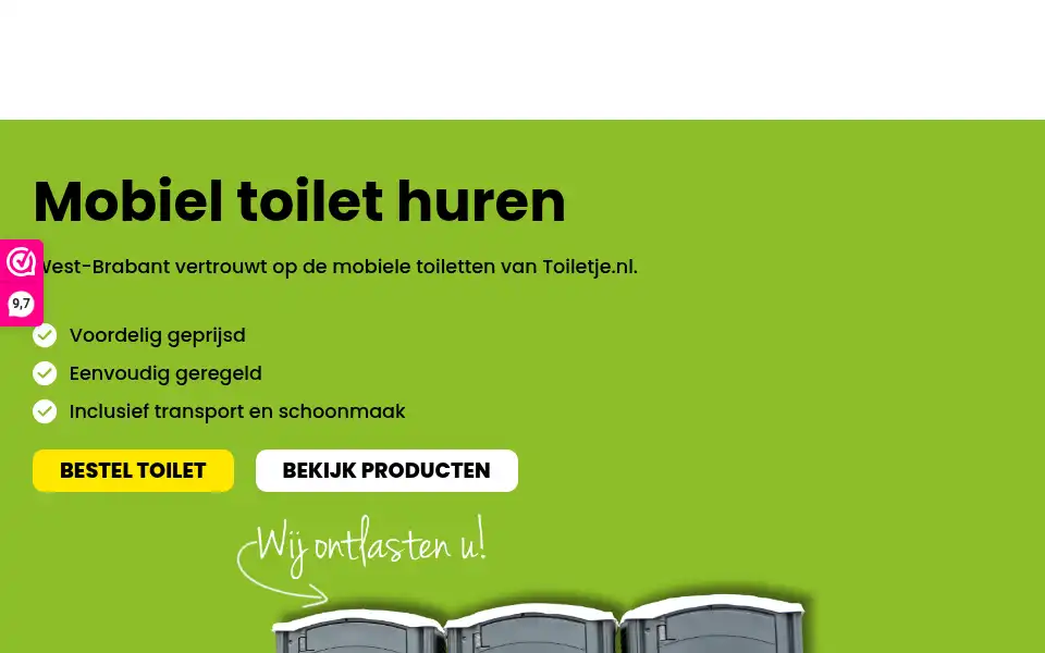 Screenshot of toiletje.nl