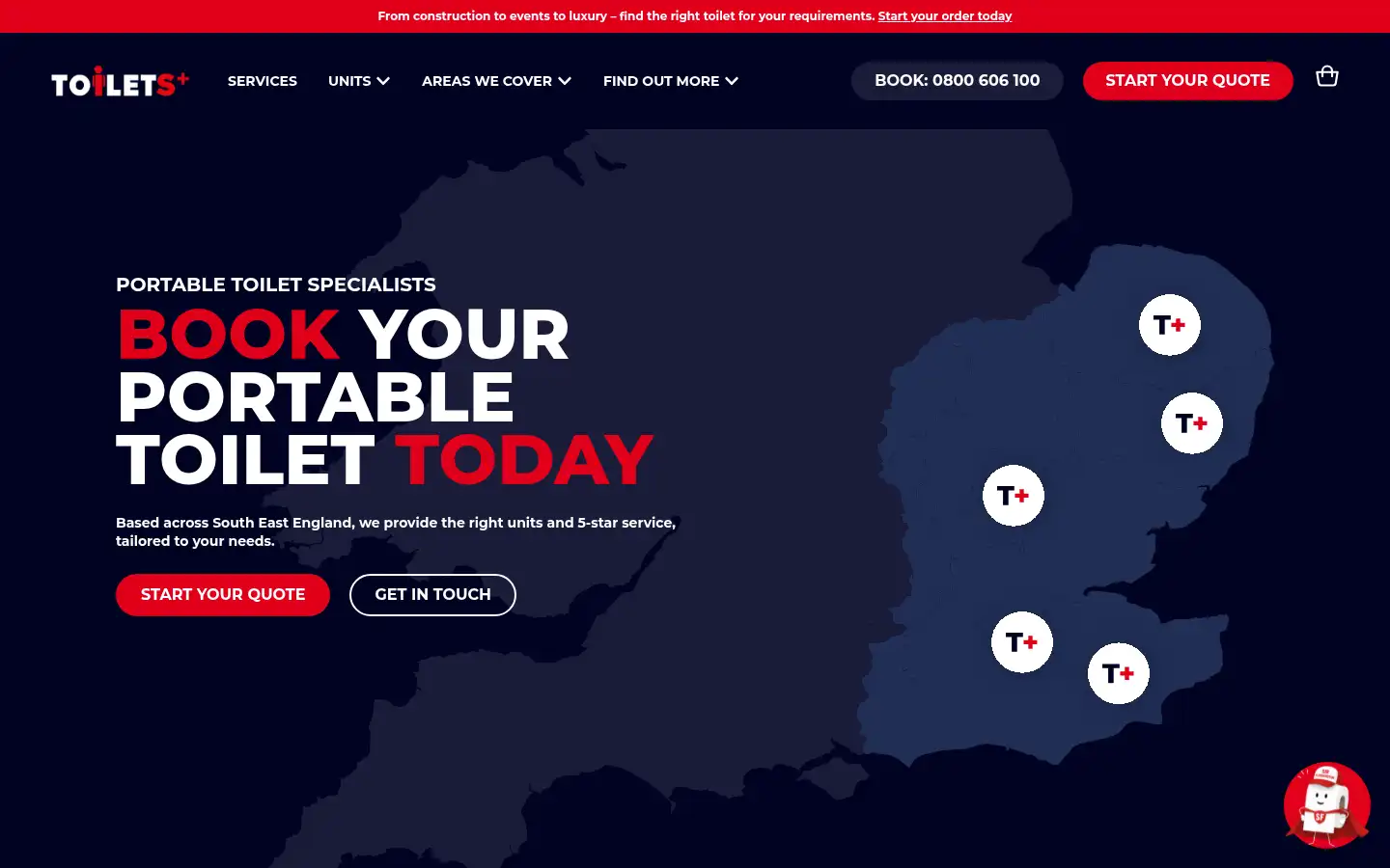 Screenshot of toilets.co.uk