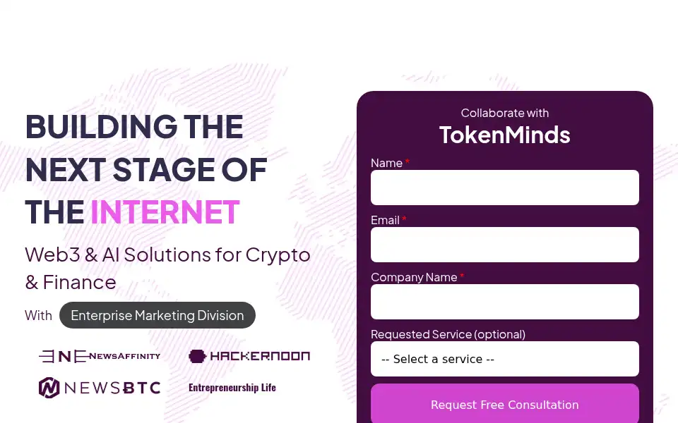 Screenshot of tokenminds.co