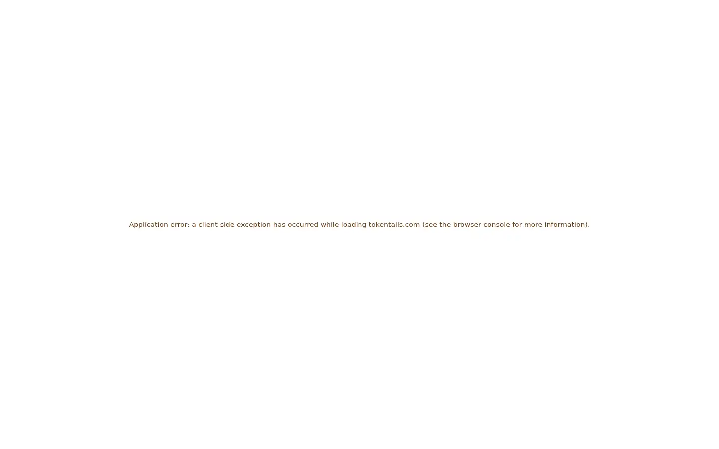 Screenshot of tokentails.com