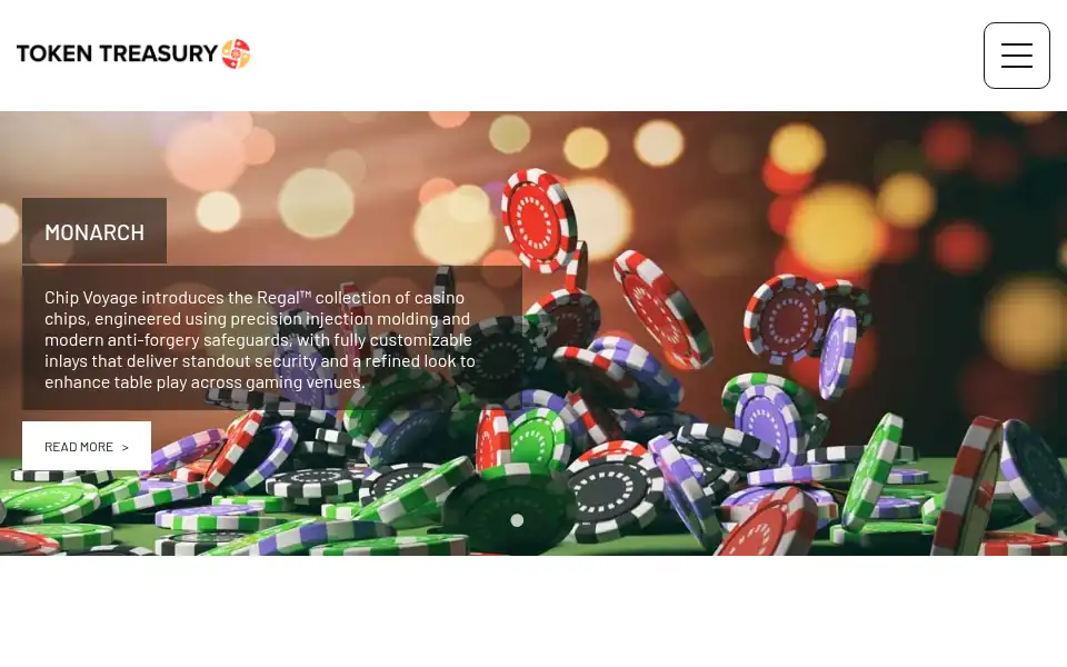 Screenshot of tokentreasury.org