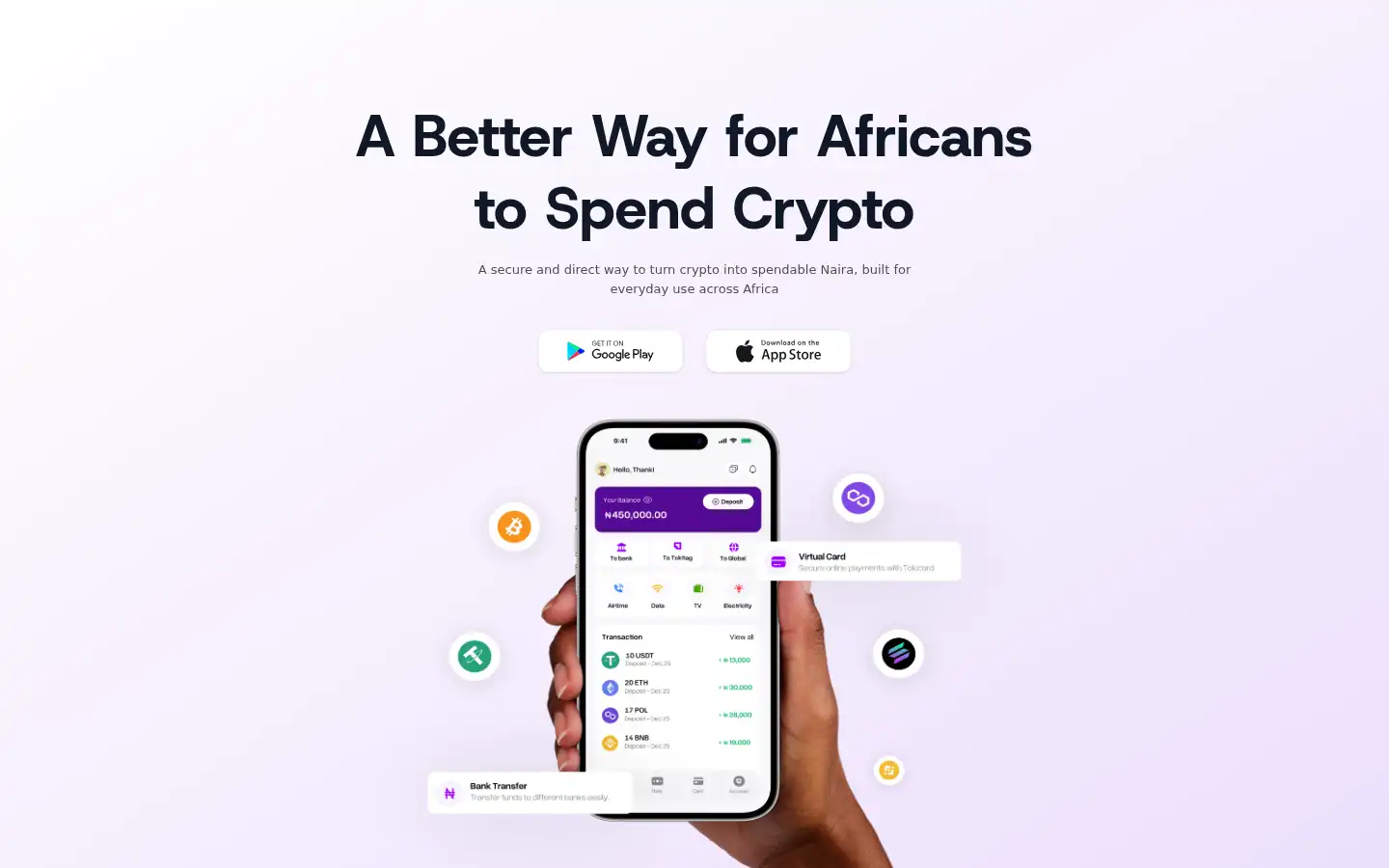 Screenshot of tokicardai.com