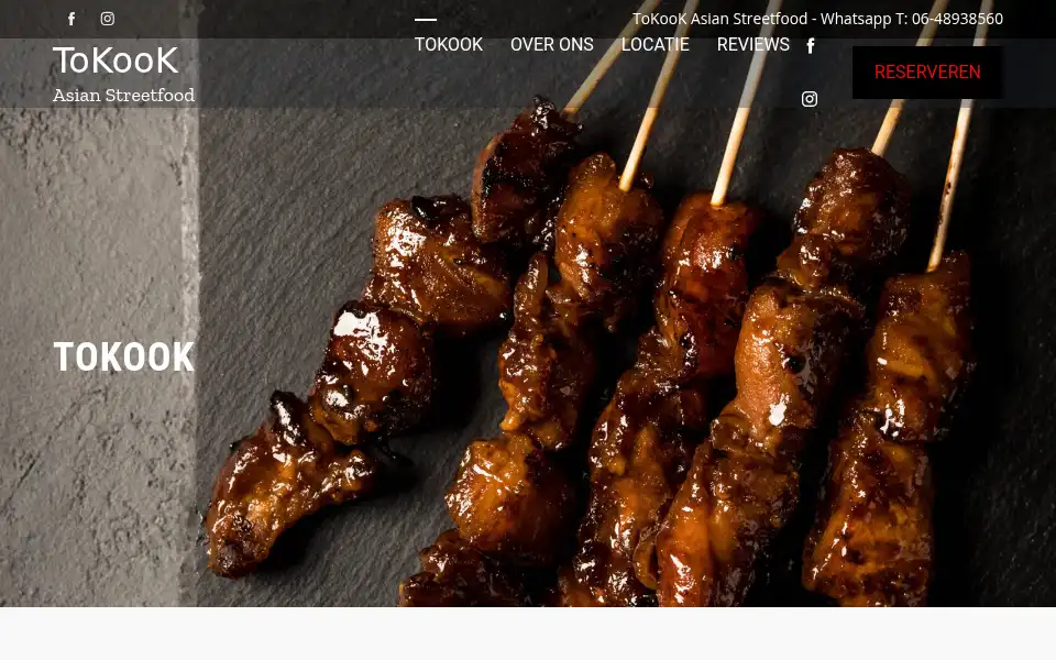 Screenshot of tokook.nl