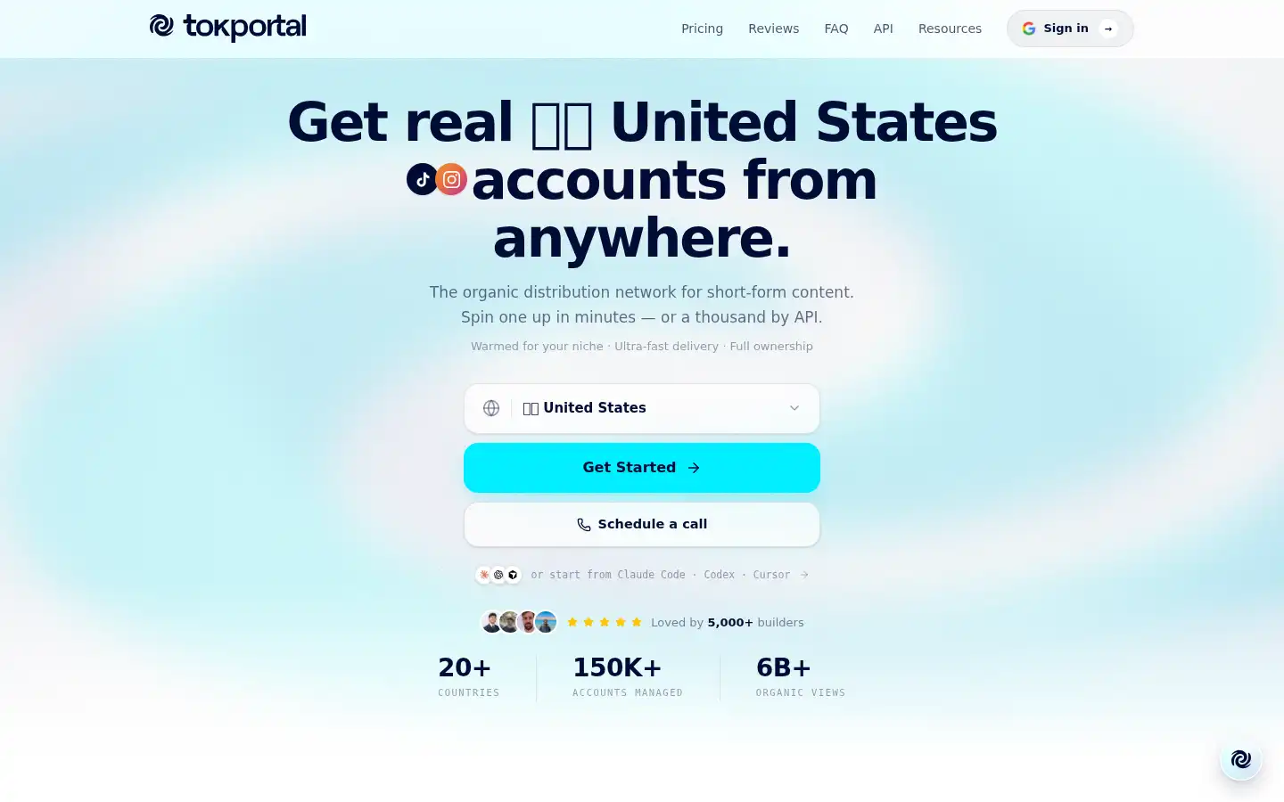 Screenshot of tokportal.com