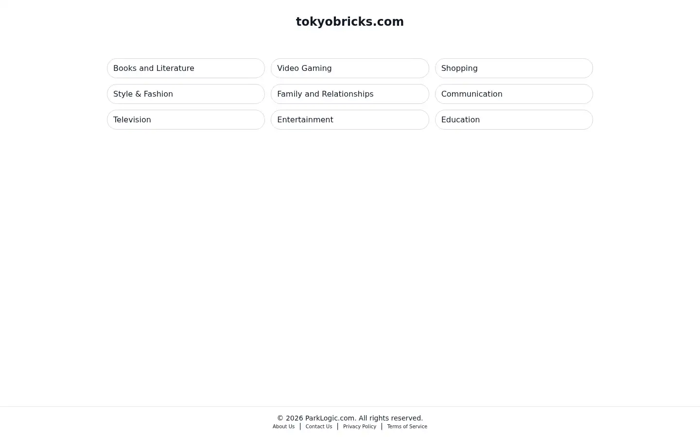 Screenshot of tokyobricks.com