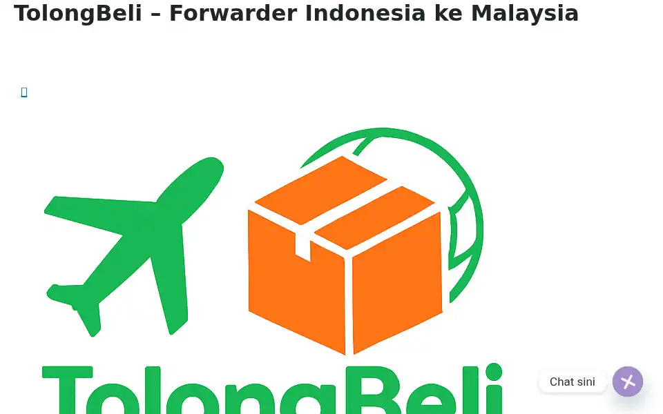 Screenshot of tolongbeli.com.my