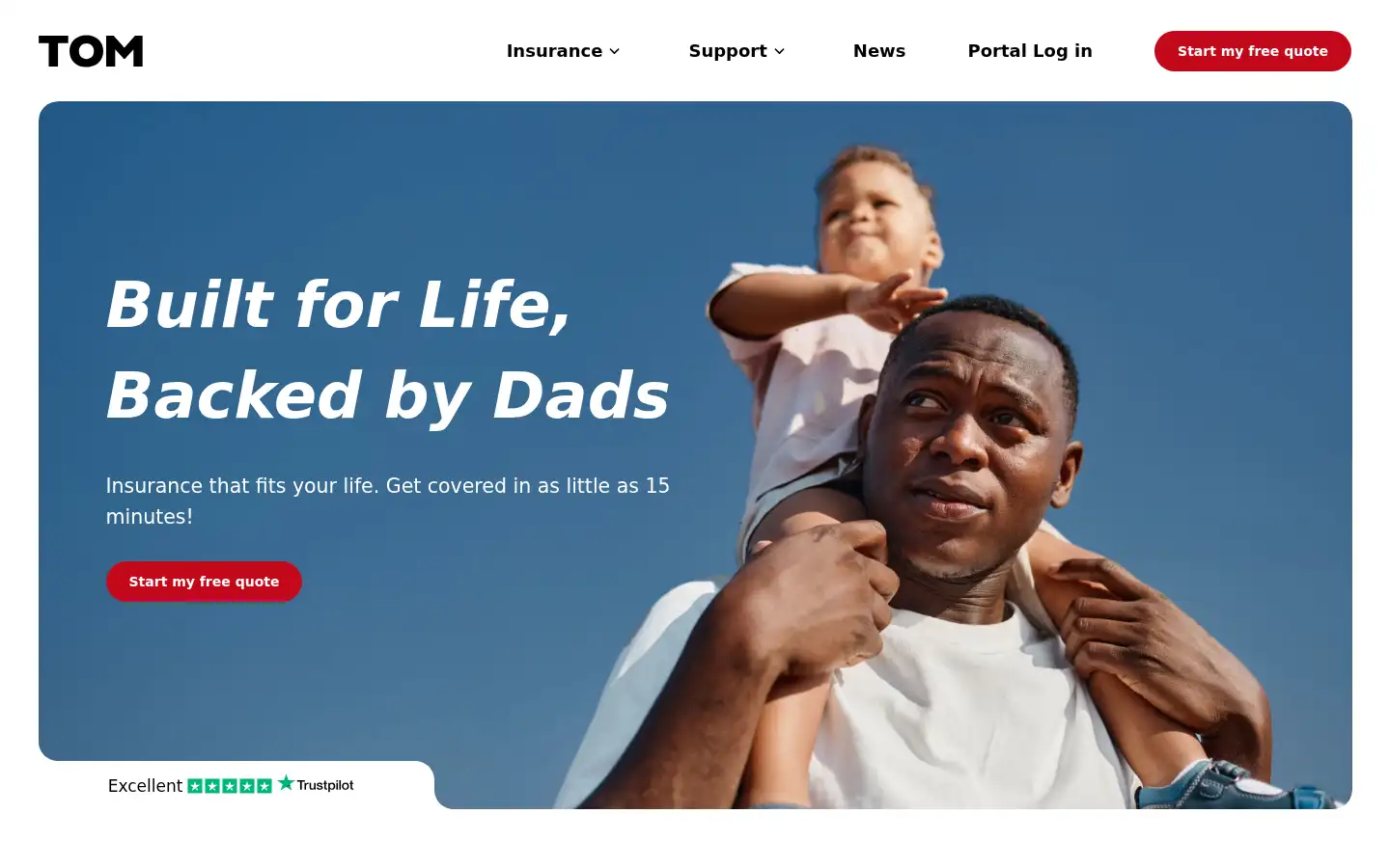 Screenshot of tom.co.uk