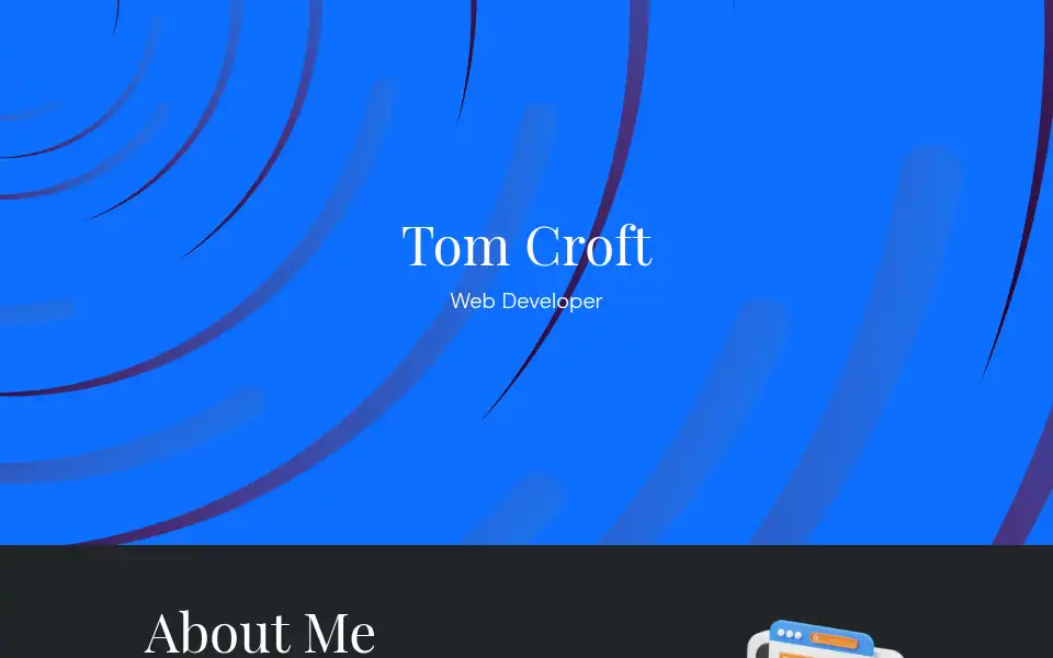 Screenshot of tom-croft.com