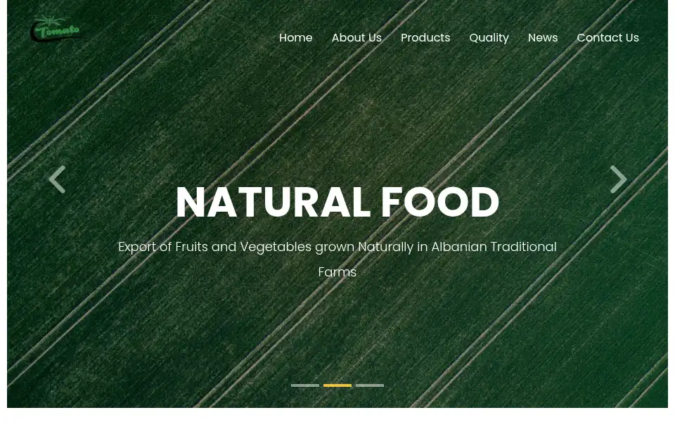 Screenshot of tomato-al.com