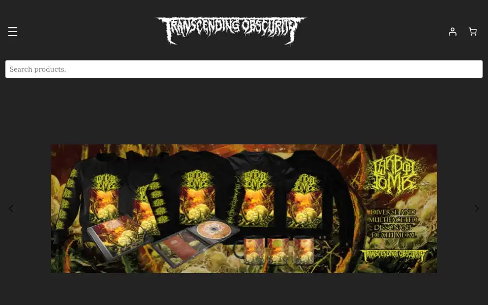 Screenshot of tometal.com