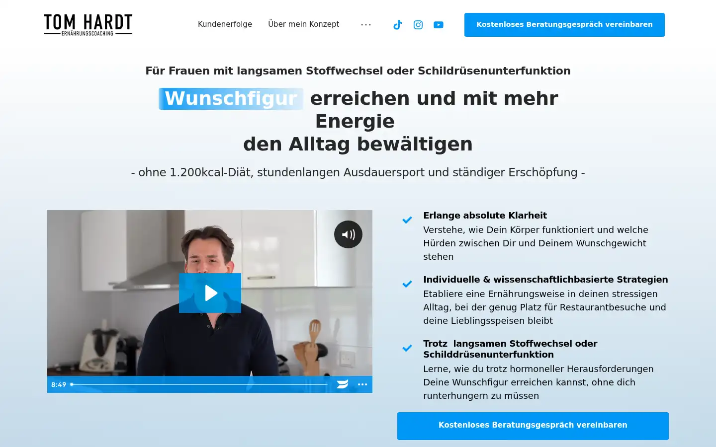 Screenshot of tomhardt.com