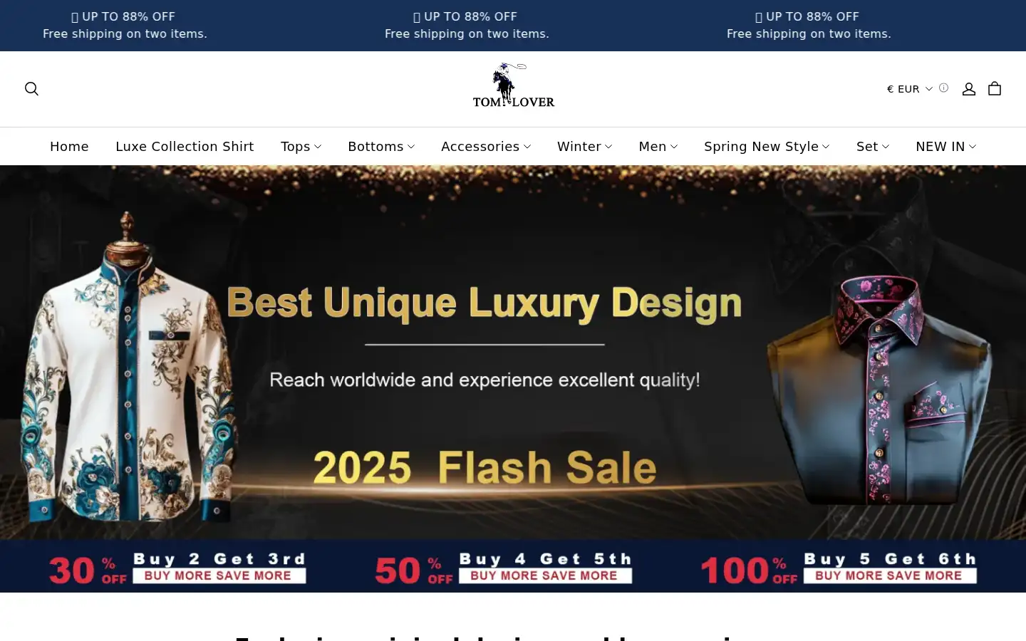 Screenshot of tomlover.com