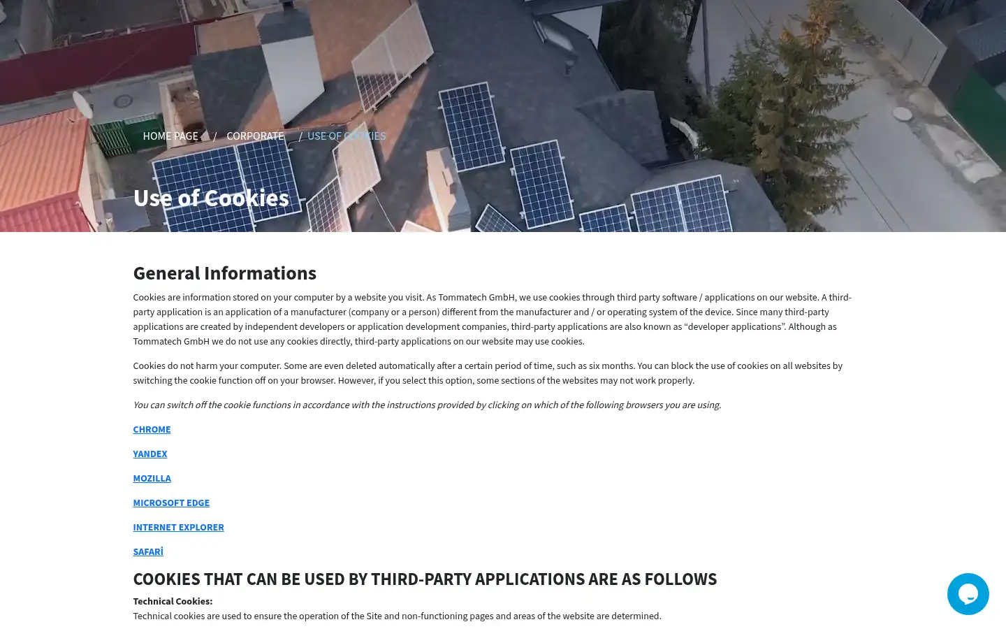Screenshot of tommatech.de