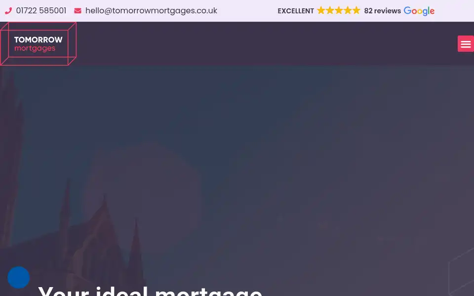 Screenshot of tomorrowmortgages.co.uk