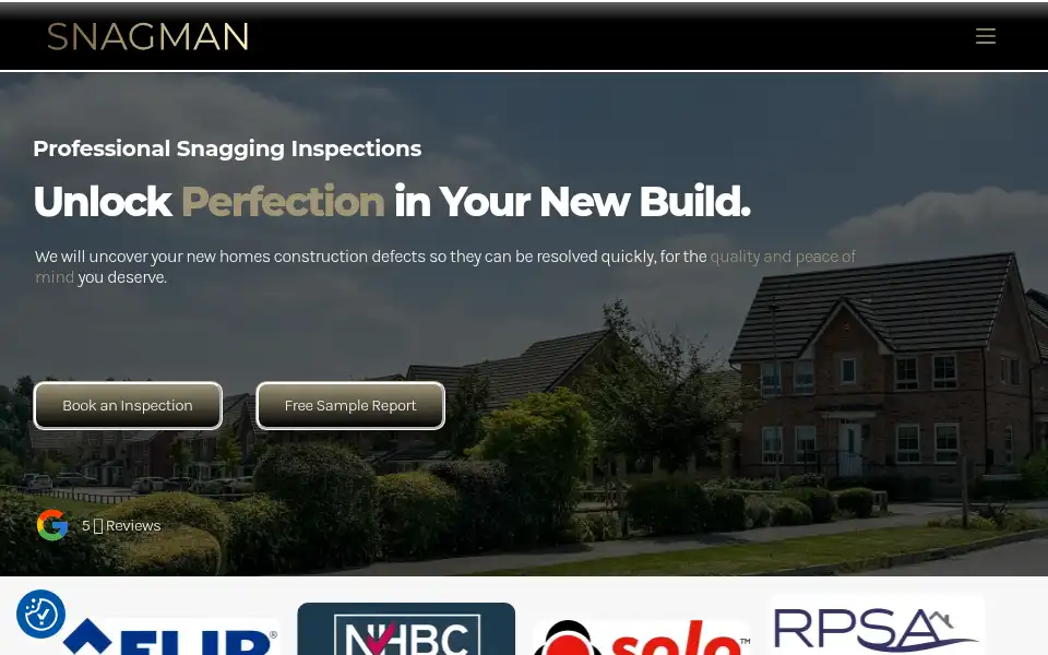 Screenshot of tonge-robinson.co.uk