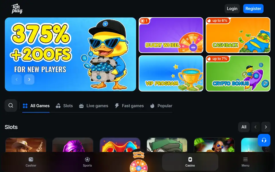 Screenshot of tonmax.life