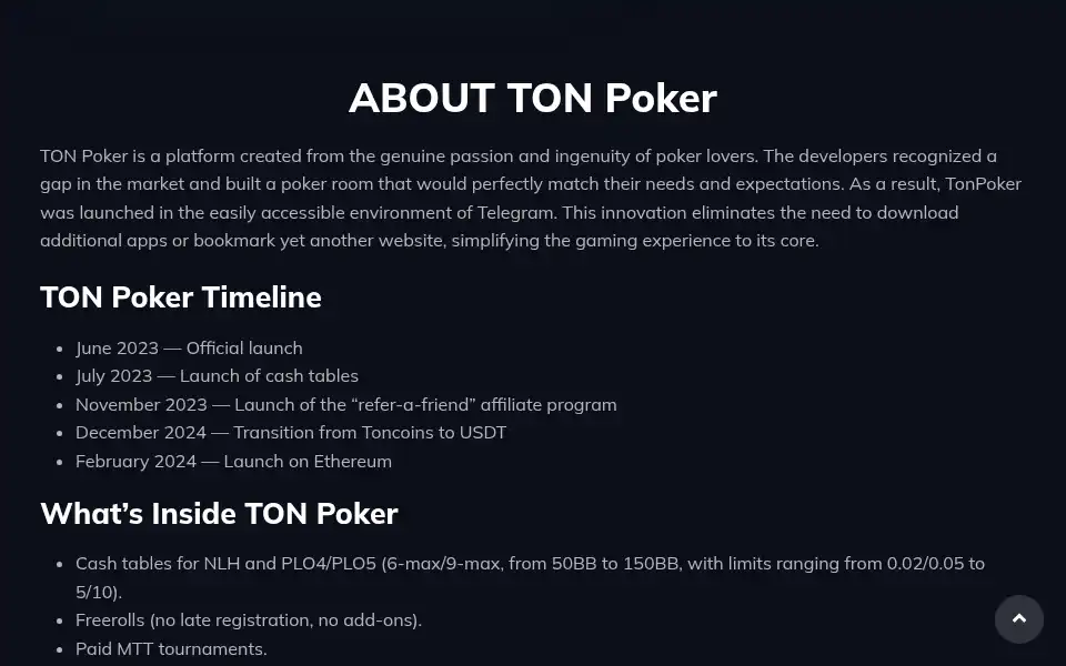 Screenshot of tonpokerroom.com