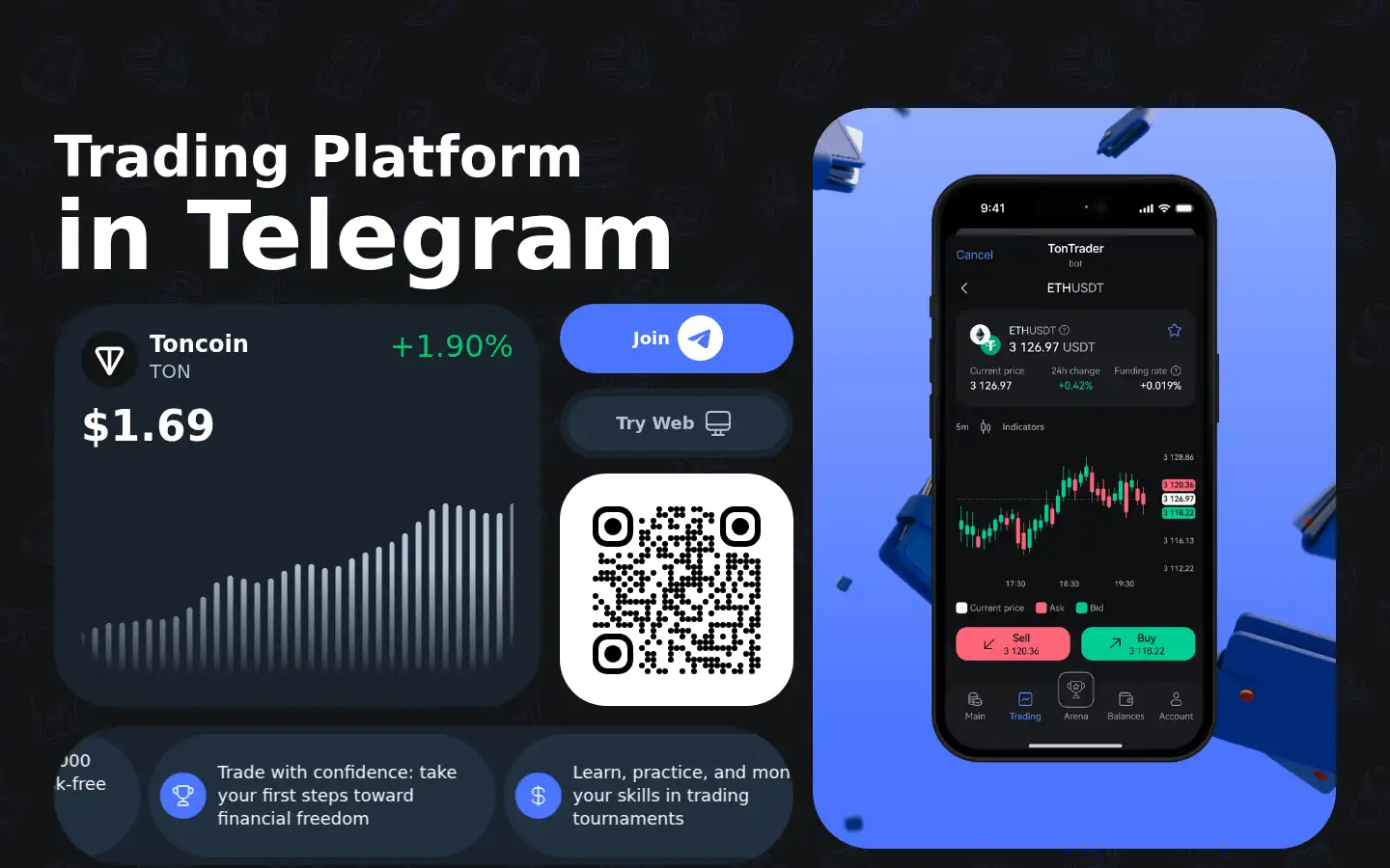 Screenshot of tontrader.com