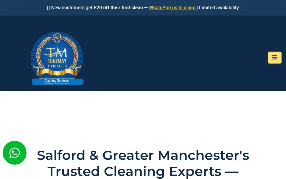 Screenshot of tony-may.co.uk
