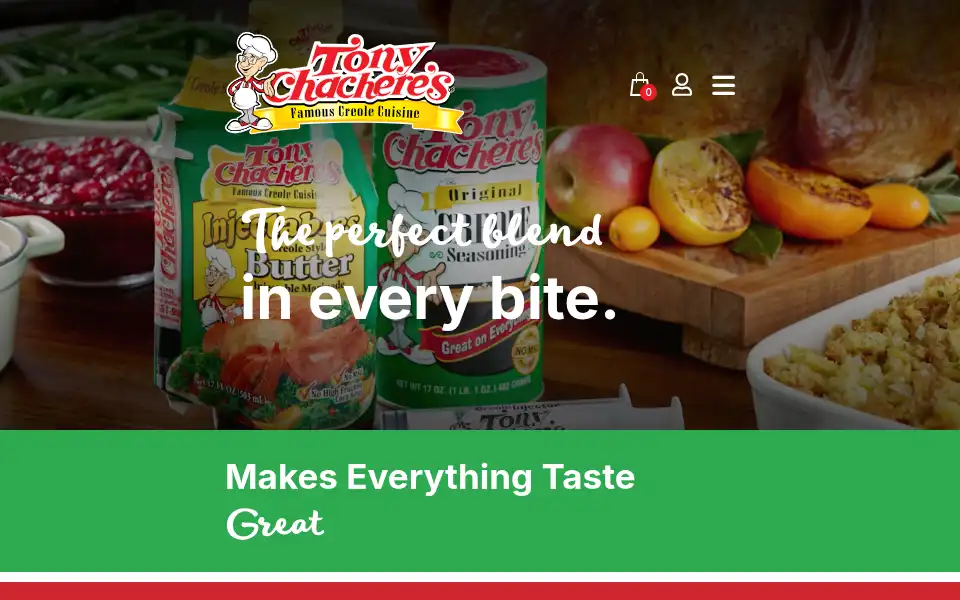 Screenshot of tonychachere.com