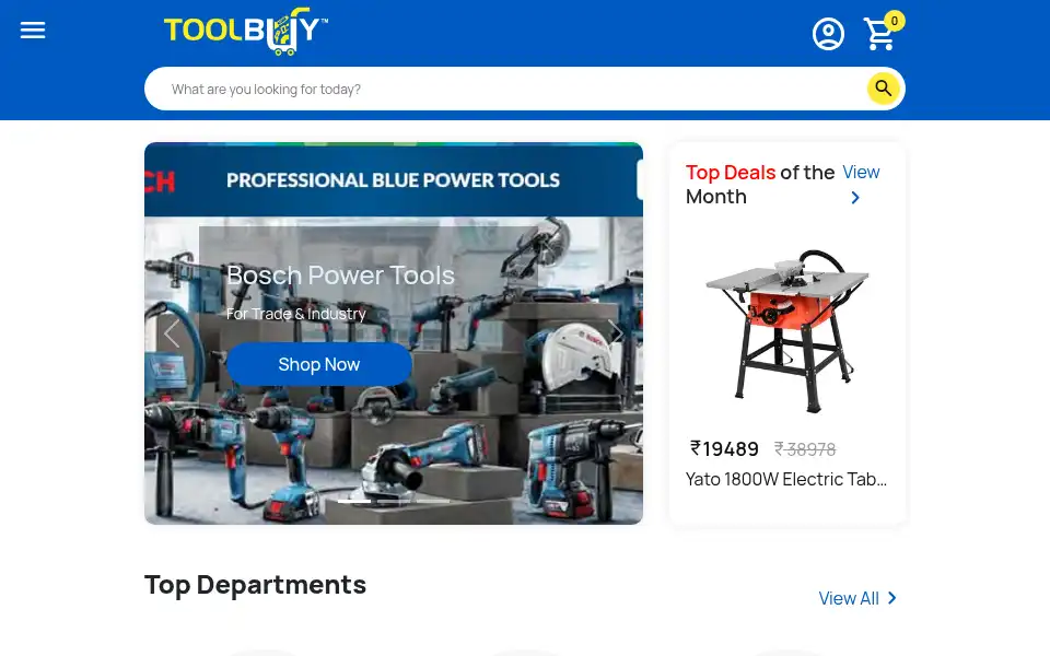 Screenshot of toolbuy.com