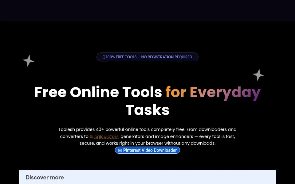 Screenshot of toolesh.com