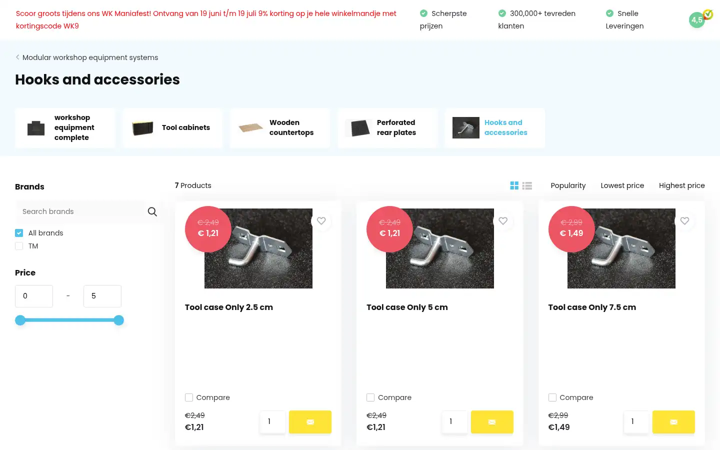 Screenshot of toolmania.nl